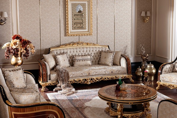 Floransa Black Marquetry Koltuk Takımı