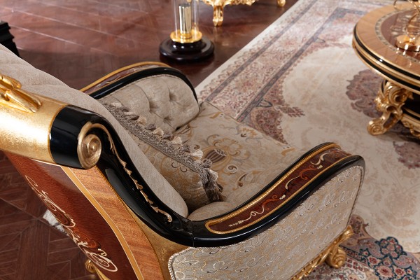 Floransa Black Marquetry Koltuk Takımı