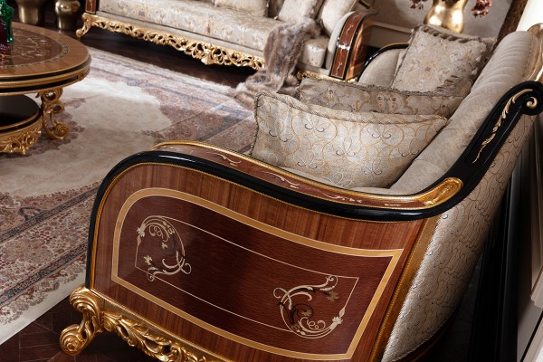 Floransa Black Marquetry Koltuk Takımı