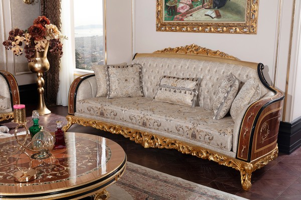 Floransa Black Marquetry Koltuk Takımı