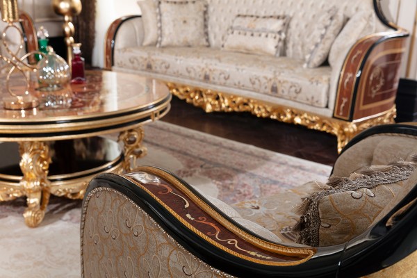 Floransa Black Marquetry Koltuk Takımı