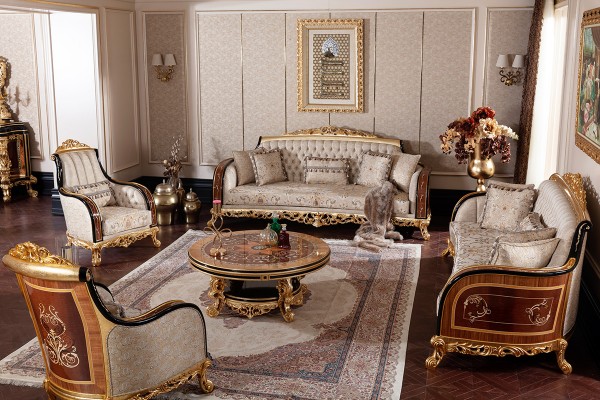 Floransa Black Marquetry Koltuk Takımı