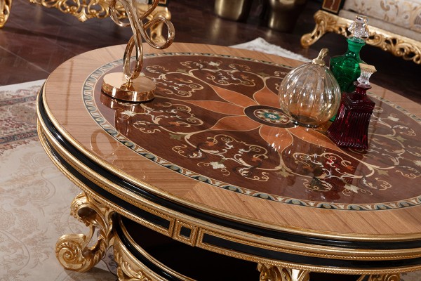 Floransa Black Marquetry Koltuk Takımı