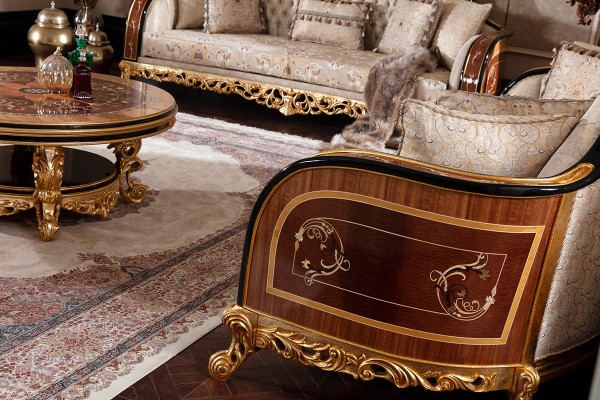 Floransa Black Marquetry Koltuk Takımı