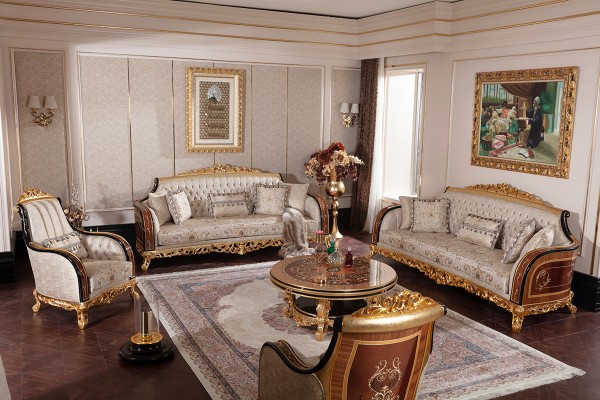 Floransa Black Marquetry Koltuk Takımı