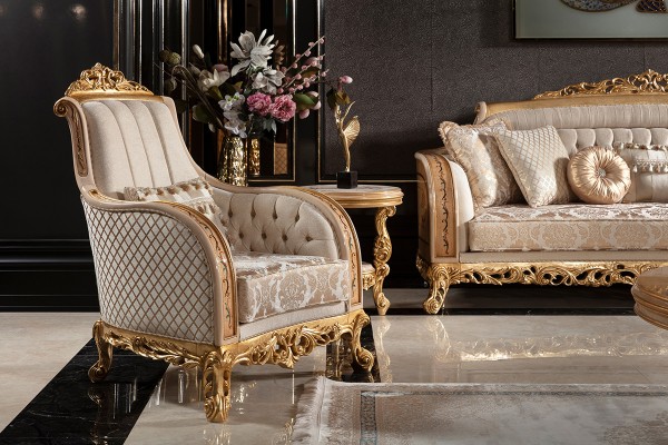 Floransa Cream Koltuk Takımı