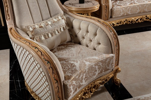 Floransa Cream Koltuk Takımı