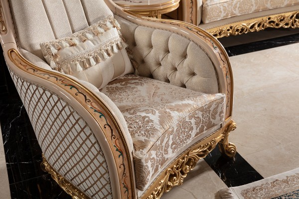 Floransa Cream Koltuk Takımı