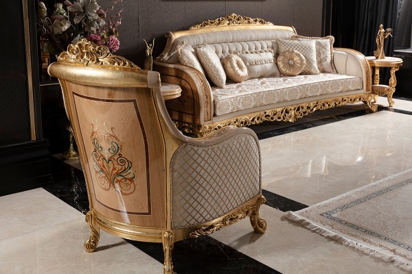 Floransa Cream Koltuk Takımı