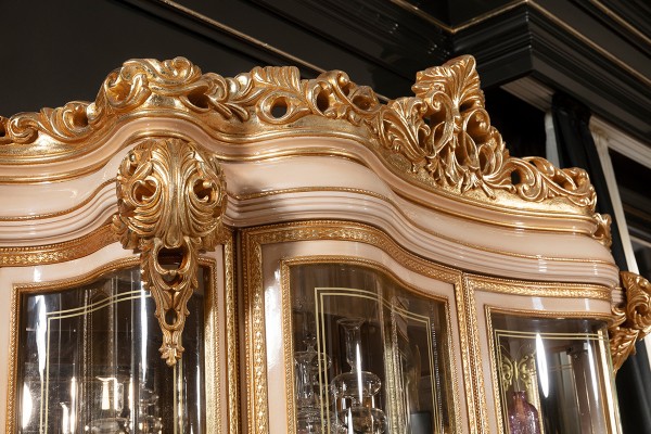 Floransa Cream Marquetry Yemek Odası